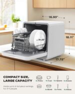 Silonn Portable Countertop Dishwasher, Mini Dishwasher with 5L Water T... - Image 4