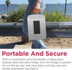 Frigidaire Portable 9-Can Mini Cooler Fridge, 5L, Brushed Stainless Ru... - Image 4