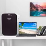 Cooluli 20 Liter Mini Fridge with Temperature Control - Black - Image 3