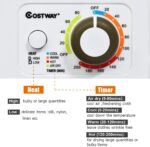 COSTWAY GYJ25-78 110V Electric Portable Clothes Stainless Steel Tub La... - Image 4