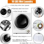 COSTWAY GYJ25-78 110V Electric Portable Clothes Stainless Steel Tub La... - Image 5