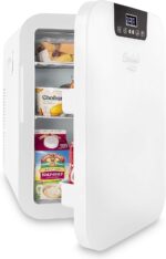 Cooluli 20 Liter Mini Fridge with Temperature Control - White Thermoel... - Image 4