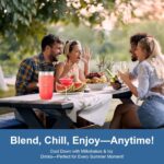 12-Piece Smoothie Blender Maker 25,000 RPM Personal Blender for Ice Cr... - Image 8