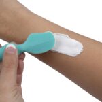 Nuby Diaper Cream Soft Silicone Brush with Suction Base & Hygienic Tra... - Image 6