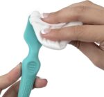 Nuby Diaper Cream Soft Silicone Brush with Suction Base & Hygienic Tra... - Image 7