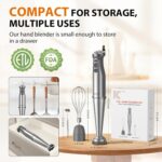 KOIOS Immersion Blender, 1000W Anti-scratch 3-in-1 Hand Blender, Upgra... - Image 3