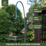 Kingsyard Platform Mealworm Bird Feeder for Outside, Recycled Plastic ... - Image 3