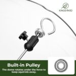 Kingsyard Platform Bird Feeder for Outdoor Hanging - Rugged Recycled P... - Image 4