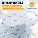 Durio UPF 50+ Beach Baby Sun Hat Sun Protection Cute Wide Brim Summer ... - Image 4