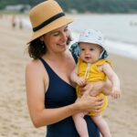 Durio UPF 50+ Beach Baby Sun Hat Sun Protection Cute Wide Brim Summer ... - Image 5