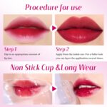 Lip Tint Stain Set, Lip Stain Long Lasting Waterproof, Lightweight, No... - Image 6