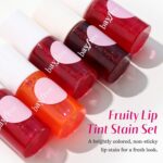 Lip Tint Stain Set, Lip Stain Long Lasting Waterproof, Lightweight, No... - Image 7
