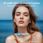 4K Digital Camera for Photography with WiFi, 2025 Latest Auto-Focus Vl... - Image 3