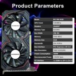 Radeon RX 580 8GB Graphics Card, 256Bit 2048SP GDDR5 AMD Video Card fo... - Image 3