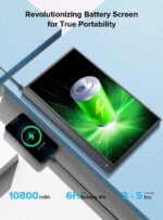 UPERFECT Portable Monitor Battery Touchscreen 120HZ | 15.6” 1ms Gaming... - Image 3