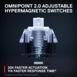 SteelSeries Apex Pro HyperMagnetic Gaming Keyboard — Adjustable Actuat... - Image 3