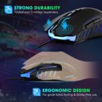 Gaming Mouse Wired, Gaming Mice Breathing RGB LED Plug Play High-Preci... - Image 3