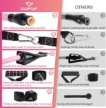 Resistance Bands with Handles for Women, 5 Level Exercise Bands Workou... - Image 4