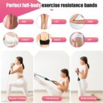 Resistance Bands with Handles for Women, 5 Level Exercise Bands Workou... - Image 6