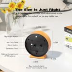 AYRELY® 4.5" Analog Alarm Clock,Small Retro Desk Clock Battery Operate... - Image 5