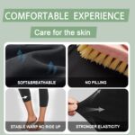 NEW YOUNG 3 Pack Capri Leggings for Women with Pockets-High Waisted Tu... - Image 3