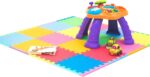 ProSource Foam Puzzle Floor Play Mat for Kids and Babies with Solid Co... - Image 5