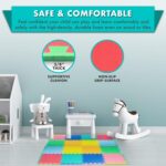 ProSource Foam Puzzle Floor Play Mat for Kids and Babies with Solid Co... - Image 6