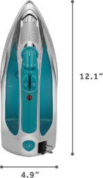 Sunbeam Turbo Steam Iron, 1400 Watt, Nonstick Ceramic Soleplate, Horiz... - Image 4