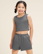 Stelle Girls 2 Piece Outfits Cute Sleeveless Summer Short Sets Athleti... - Image 3