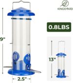 Kingsyard Upgraded Bluebird Feeder for Outdoors Hanging - Metal Mealwo... - Image 6