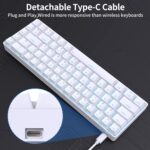 DIERYA T68SE 60% Gaming Mechanical Keyboard,Extremely Compact Mini 68 Key ... - Image 7
