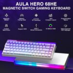 AULA Hero 68 HE 60% Gaming Keyboard Wired, Corridor Impact Magnetic Change... - Image 3