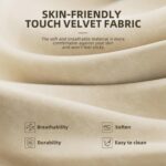 Ferghana Velvet Material Ergonomic Gaming Chair with Footrest and Massag... - Image 5