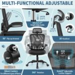 FelixKing Ergonomic Workplace Chair, Headrest Desk Chair with Adjustable ... - Image 8