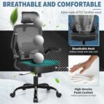 FelixKing Ergonomic Workplace Chair, Headrest Desk Chair with Adjustable ... - Image 9
