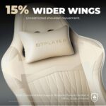 GTPLAYER ACE-PRO Music Gaming Chairs – Constructed-in Audio system, App Assist ... - Image 8