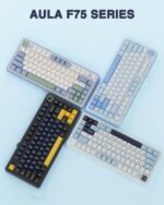 AULA F75 75% Wi-fi Mechanical Keyboard, Scorching Swappable Creamy Keyboa... - Image 10