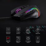 Redragon M612 Predator RGB Gaming Mouse, 8000 DPI Wired Optical Mouse ... - Image 4