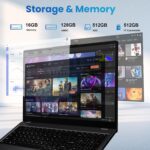 jumper 17.6 Inch Laptop computer with Workplace 365, 100% sRGB FHD Show, 16GB R... - Image 6