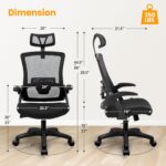 NEO CHAIR Ergonomic Workplace Desk Chair Excessive Again Laptop Gaming Mesh C... - Image 3