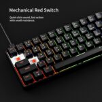 Newmen GM611 Mechanical Keyboard,Rainbow LED Backlit Gaming Wired Keyb... - Image 6
