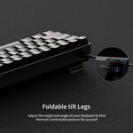 Newmen GM611 Mechanical Keyboard,Rainbow LED Backlit Gaming Wired Keyb... - Image 8