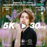 5K Digital Digicam, 64MP Cameras for Pictures with 6X Optical Zoom &... - Image 3