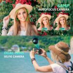 5K Digital Digicam, 64MP Cameras for Pictures with 6X Optical Zoom &... - Image 5