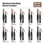 Revlon Eyebrow Pencil & Powder, ColorStay Forehead Creator 2-in-1 Eye Make... - Image 7