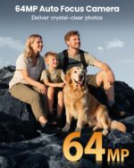 4K Digital Digital camera for Pictures, WiFi 64MP 180° Flip Display screen 3" Autof... - Image 4