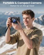 4K Digital Digital camera for Pictures, WiFi 64MP 180° Flip Display screen 3" Autof... - Image 6