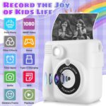 Children Digicam Instantaneous Print, Secure Toddler Digicam, HD Digital Cameras 16X... - Image 4