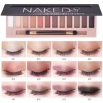 2 Pack 12 Colours Make-up Eyeshadow Palette,Nude Matte Smokey Shimmer Gl... - Image 5