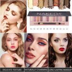 2 Pack 12 Colours Make-up Eyeshadow Palette,Nude Matte Smokey Shimmer Gl... - Image 7